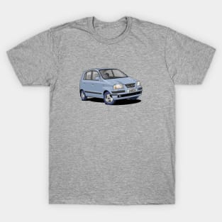 Hyundai Amica in light blue T-Shirt